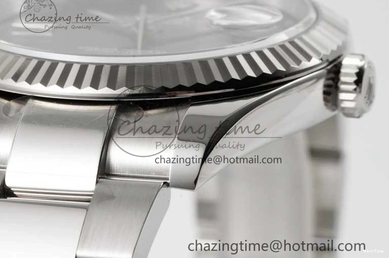 MiroTime 0302 DateJust 41 126334 Clean 1:1 Best Edition 904L Steel Gray Roman Dial on Oyster Bracelet VR Thermal 2430